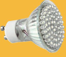 GU10-54L-WW, Лампа светодиодная 2.7Вт, белый теплый свет, цоколь GU10